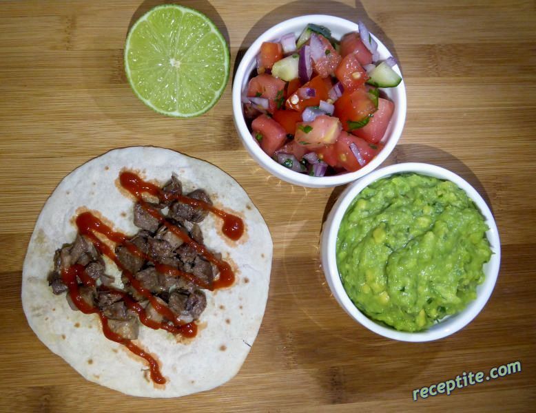 Снимки към Такос с език (Lengua tacos)