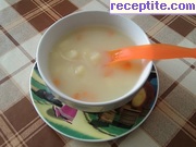 Супа от картофи и овесени ядки (8 месеца)