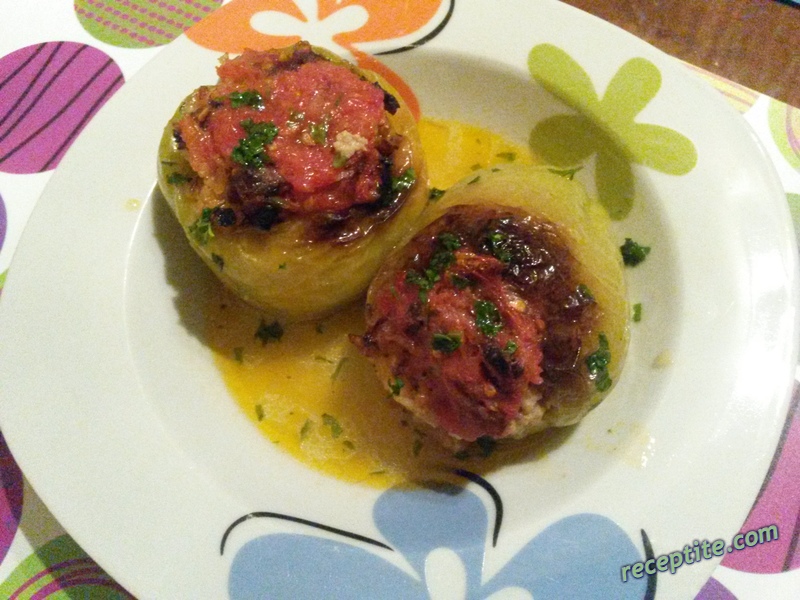 Снимки към Пълнени камби с ориз и кайма