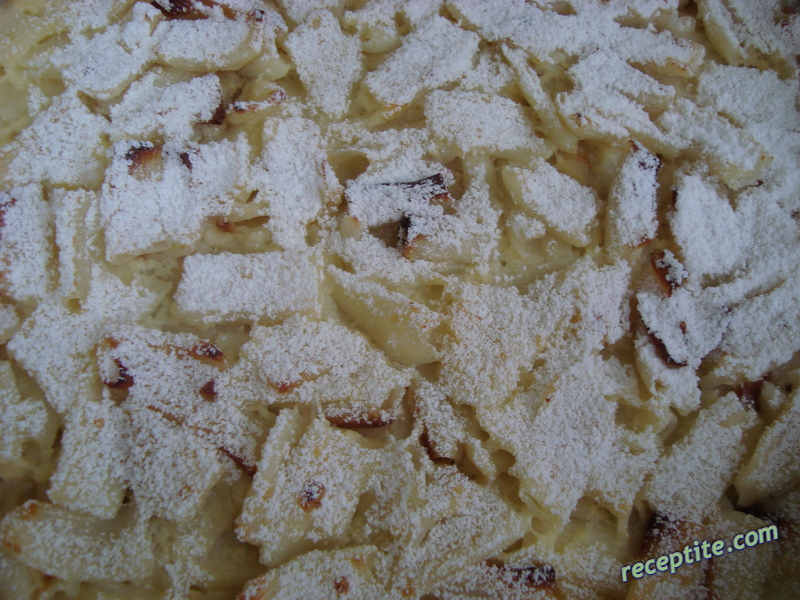 Снимки към Макарони на фурна с яйца и захар