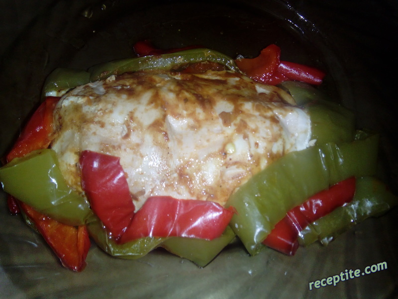 Снимки към Пиле със зеленчуци във фолио