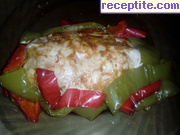 снимка 3 към рецепта Пиле със зеленчуци във фолио