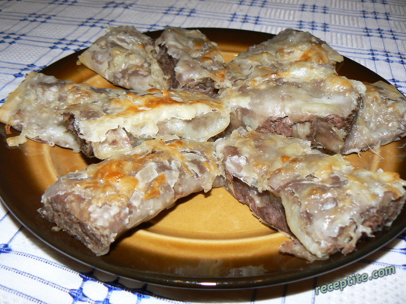 Снимки към Банички с дробчета