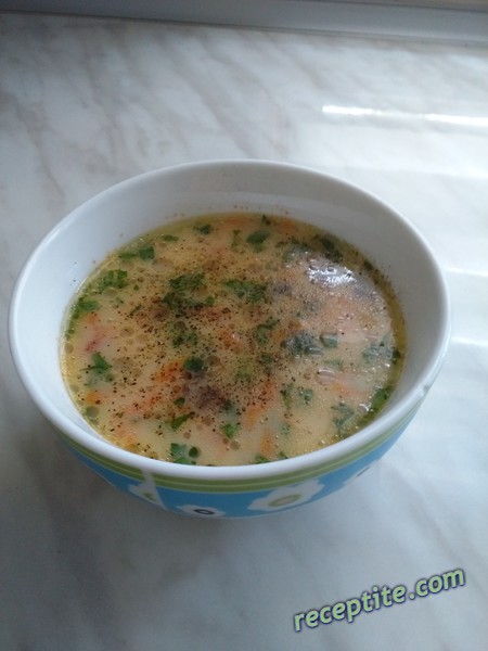 Снимки към Супа от гъби с кус-кус
