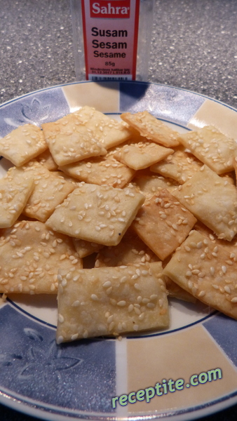 Снимки към Крекери със сусам