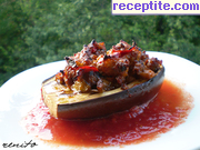 снимка 10 към рецепта Пълнени патладжани с кайма и домати