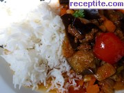 снимка 2 към рецепта Патладжани с кайма и зеленчуци на фурна