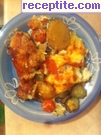 снимка 1 към рецепта Запеканка с пилешки бутчета и картофи