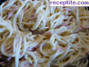 снимка 4 към рецепта Спагети Карбонара със сметана