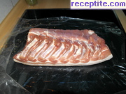 снимка 5 към рецепта Сушена осмянка (pancetta, сланинка от корема)