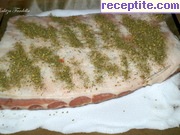 снимка 2 към рецепта Сушена осмянка (pancetta, сланинка от корема)