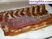 снимка 12 към рецепта Сушена осмянка (pancetta, сланинка от корема)