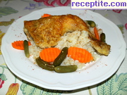 снимка 14 към рецепта Пилешко с бял ориз