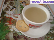 снимка 2 към рецепта Сладък зелен чай с мляко