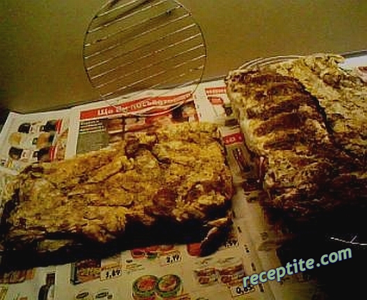 Снимки към Сушена осмянка (pancetta, сланинка от корема)