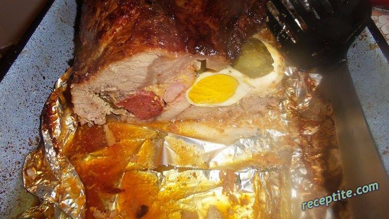 Снимки към Шарено руло от свинско месо