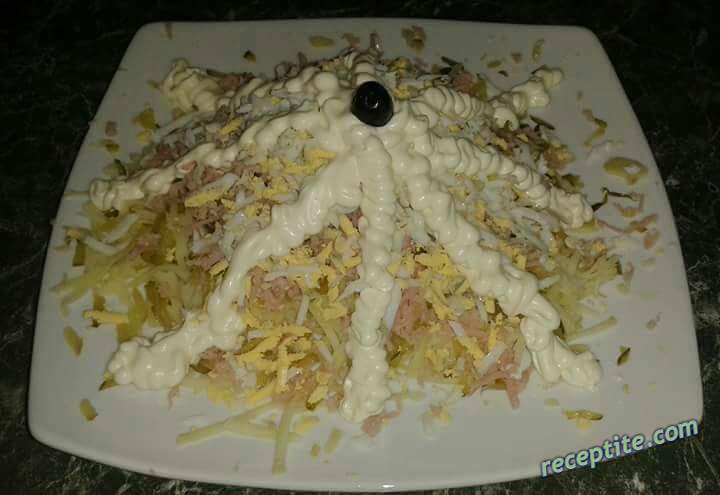 Снимки към Салата *Вулкан и лава*