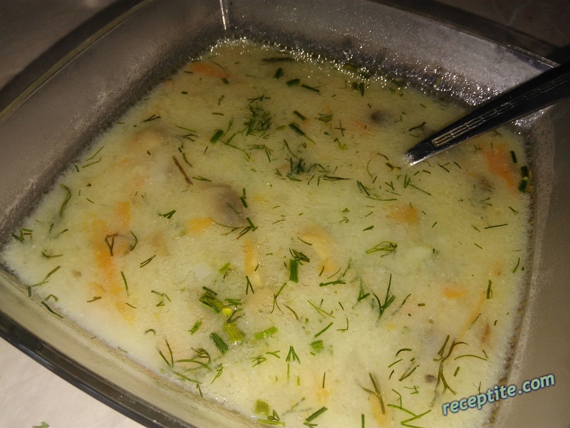 Снимки към Пъстра супа с пресни гъби