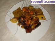 снимка 2 към рецепта Свински джолани с картофи в гювеч