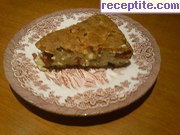 снимка 3 към рецепта Солен кекс със салам и сирене