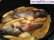 Риба на фурна със зеленчуци