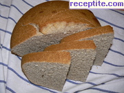 Хляб с пълнозърнесто брашно и кокосови стърготини