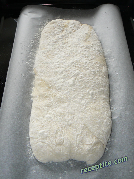Снимки към Чабата (Ciabatta) - италиански хляб без месене