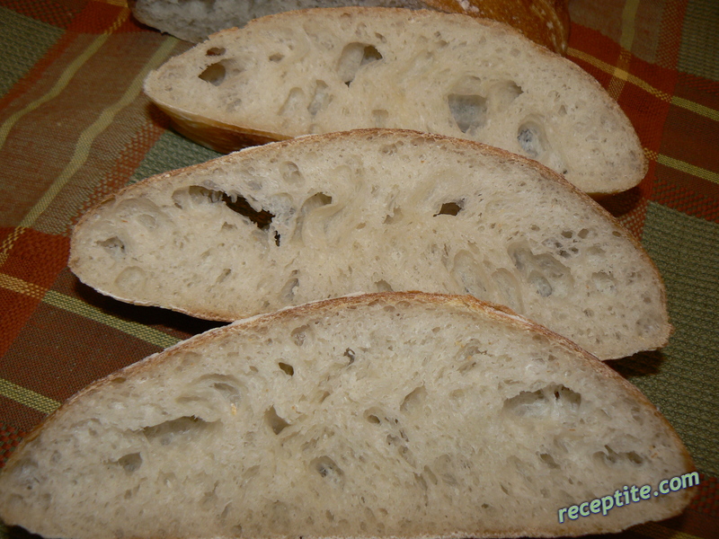 Снимки към Чабата (Ciabatta) - италиански хляб без месене