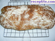Чабата (Ciabatta) - италиански хляб без месене