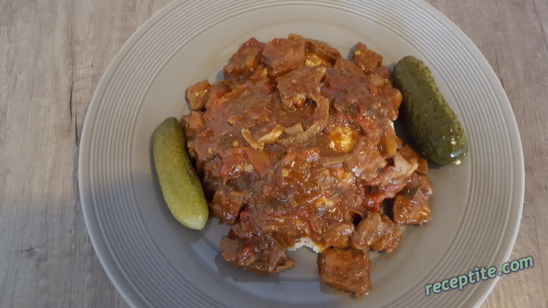Снимки към Свинско с ориз и зеленчуци