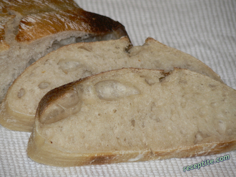 Снимки към Чабата (Ciabatta) - италиански хляб без месене