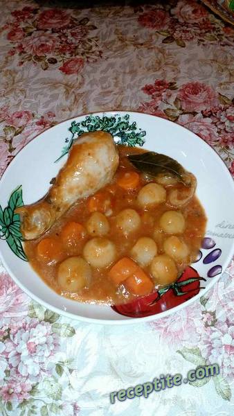 Снимки към Попска яхния с месо