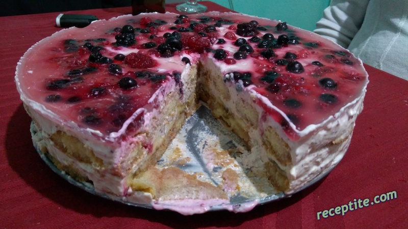 Снимки към Плодова торта с бишкоти