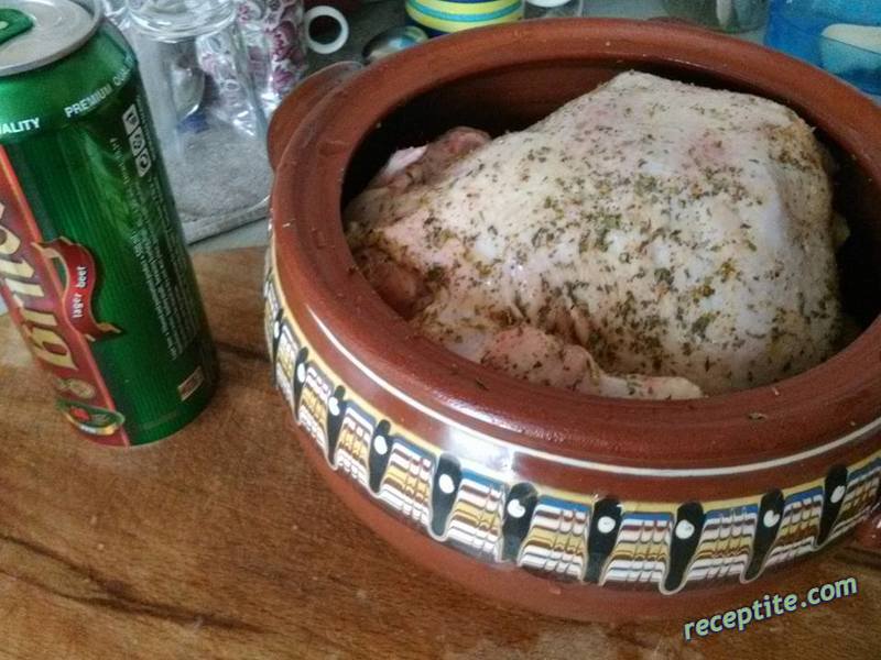 Снимки към Пиле с бира и ябълки