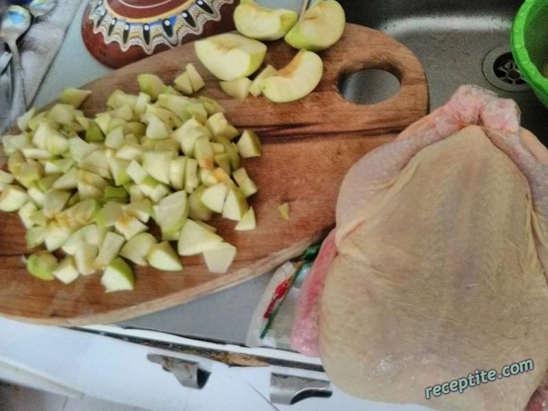 Снимки към Пиле с бира и ябълки