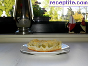 снимка 6 към рецепта Сладкиш с ревен, ванилов крем и маслен щройзел