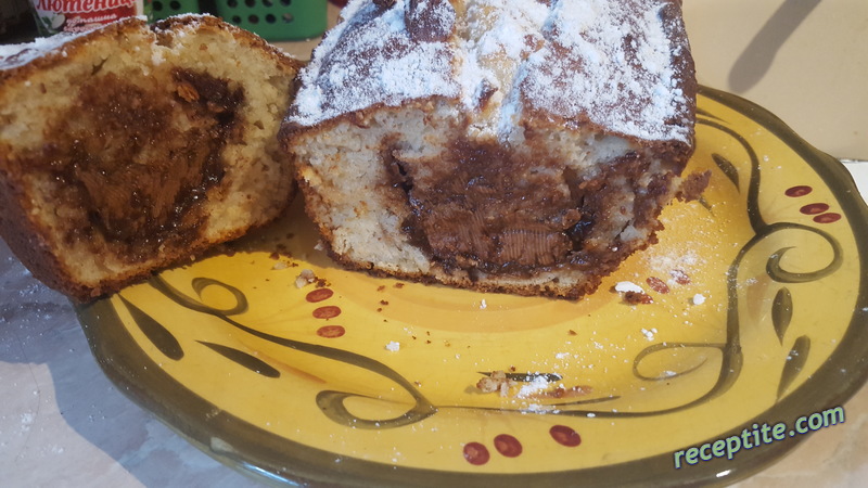 Снимки към Кекс с пълнеж от течен шоколад