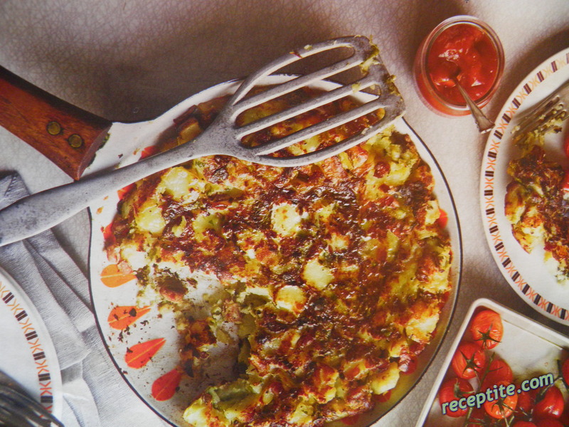 Снимки към Хаш браунс с ементал и панчета (Pancetta)
