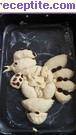 снимка 3 към рецепта Петел от тесто и кифлички с пълнеж