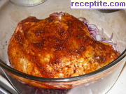снимка 1 към рецепта Печен агнешки бут със сос от червено вино