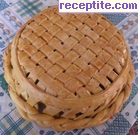 снимка 7 към рецепта Плетена кошница от тесто