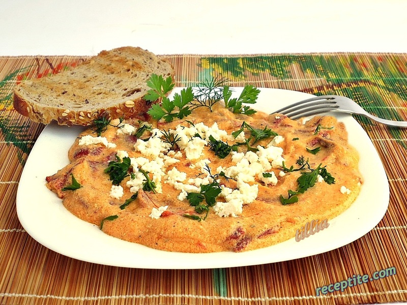 Снимки към Чушки с кисело мляко