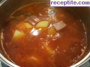 снимка 4 към рецепта Картофена супа с наденица