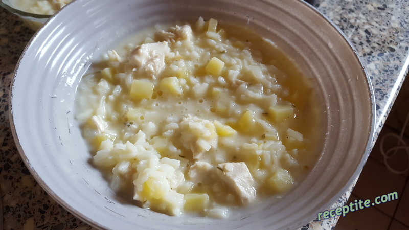 Снимки към Супа от домашна кокошка и субпродукти с ориз