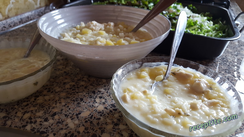 Снимки към Супа от домашна кокошка и субпродукти с ориз