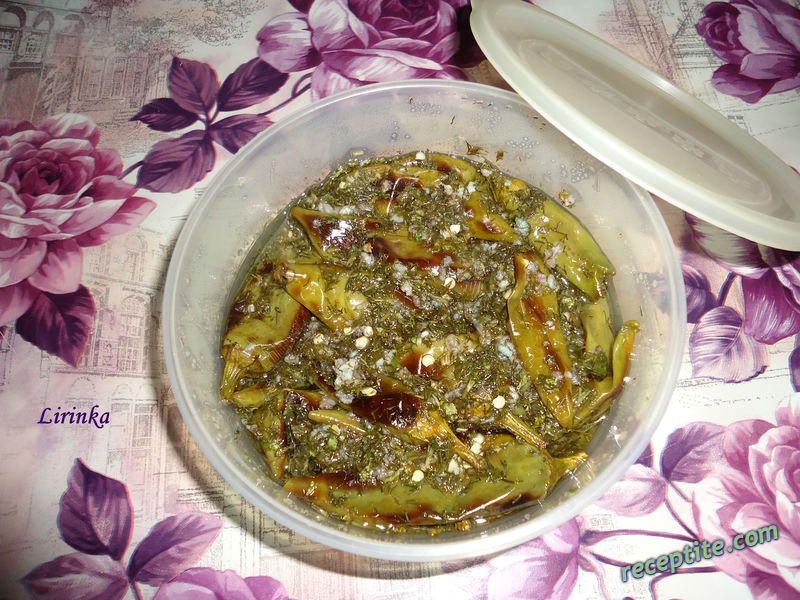 Снимки към Печени люти чушки