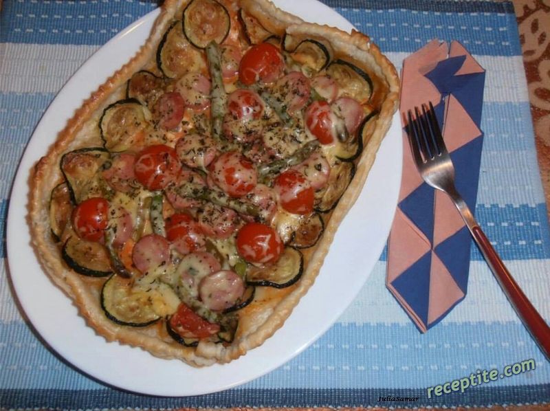 Снимки към Зеленчукова пица
