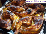снимка 5 към рецепта Печени мариновани пилешки бутчета
