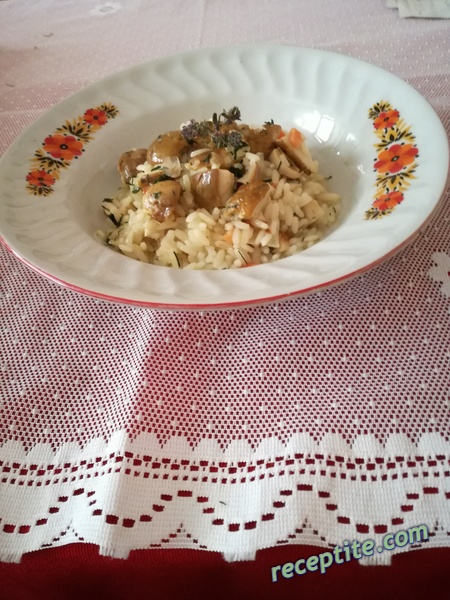 Снимки към Ризото с манатарки *На едро*