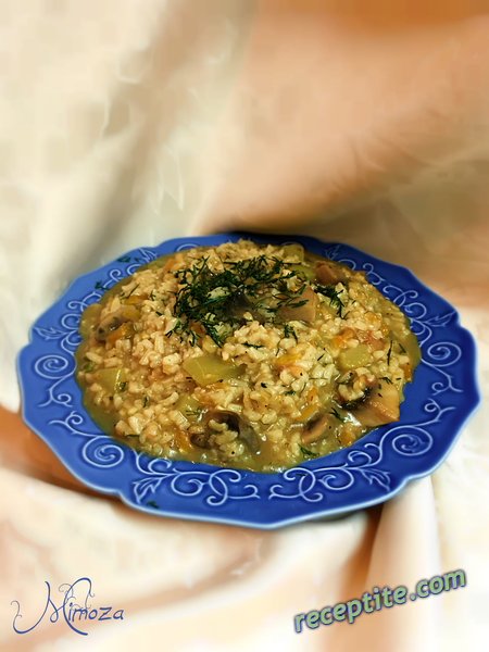 Снимки към Тиквички с гъби и ориз